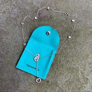 SOLD: Tiffany & Co. Heart Station Lariat Necklace
